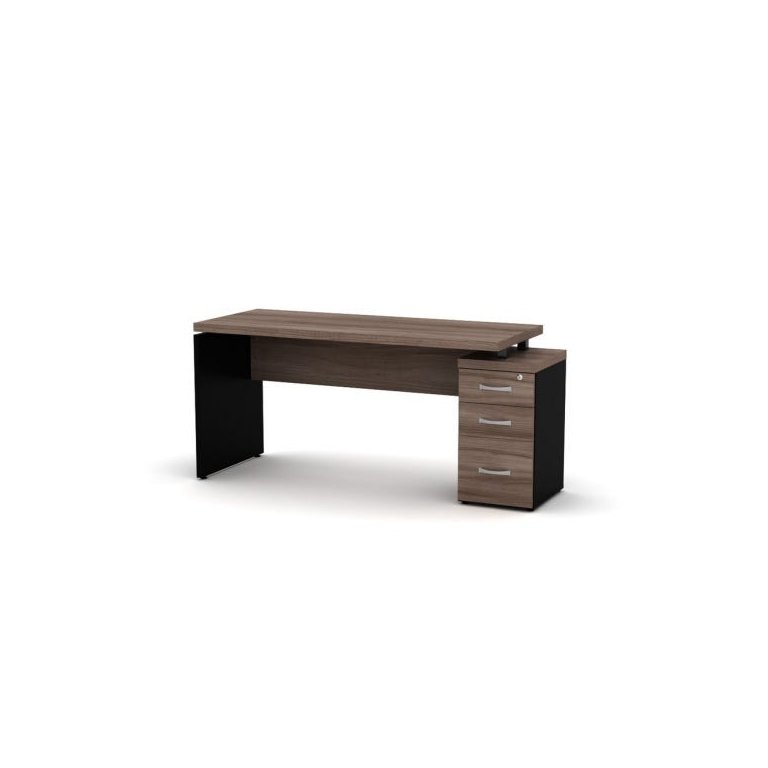 Mesa Gerência com Pé Gaveteiro de 3 Gavetas Pe 40 Pandin Mesa Gerência com Pé Gaveteiro de 3 Gavetas Pe 40 Pandin