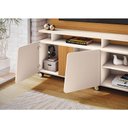 Ver imagem 4 de Estante Home Theater Virtus Cinamomo Off White - Hb Móveis