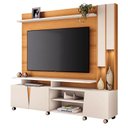 Ver imagem 2 de Estante Home Theater Virtus Cinamomo Off White - Hb Móveis