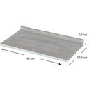 Ver imagem 2 de Tampo de Cozinha Modulado Americana 80cm Calcare - Henn