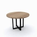 Ver imagem 1 de Mesa de Reunião Redonda Tubolar Pe 40 Pandin