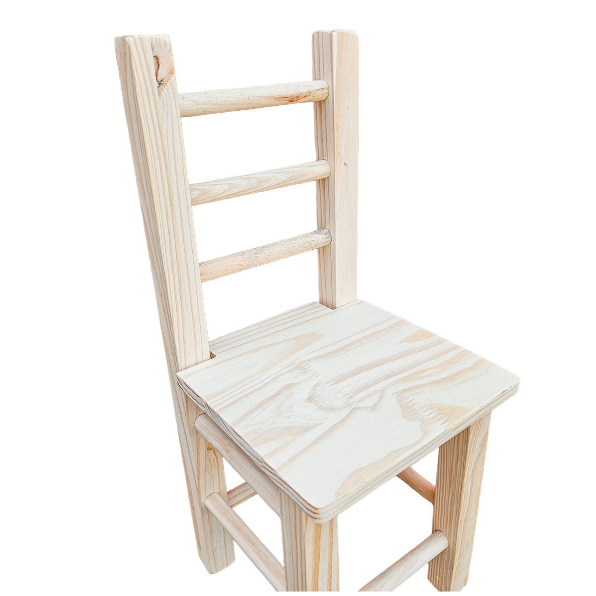 Conjunto Mesa e Cadeira Infantil de Madeira Maciça Resistente - 6