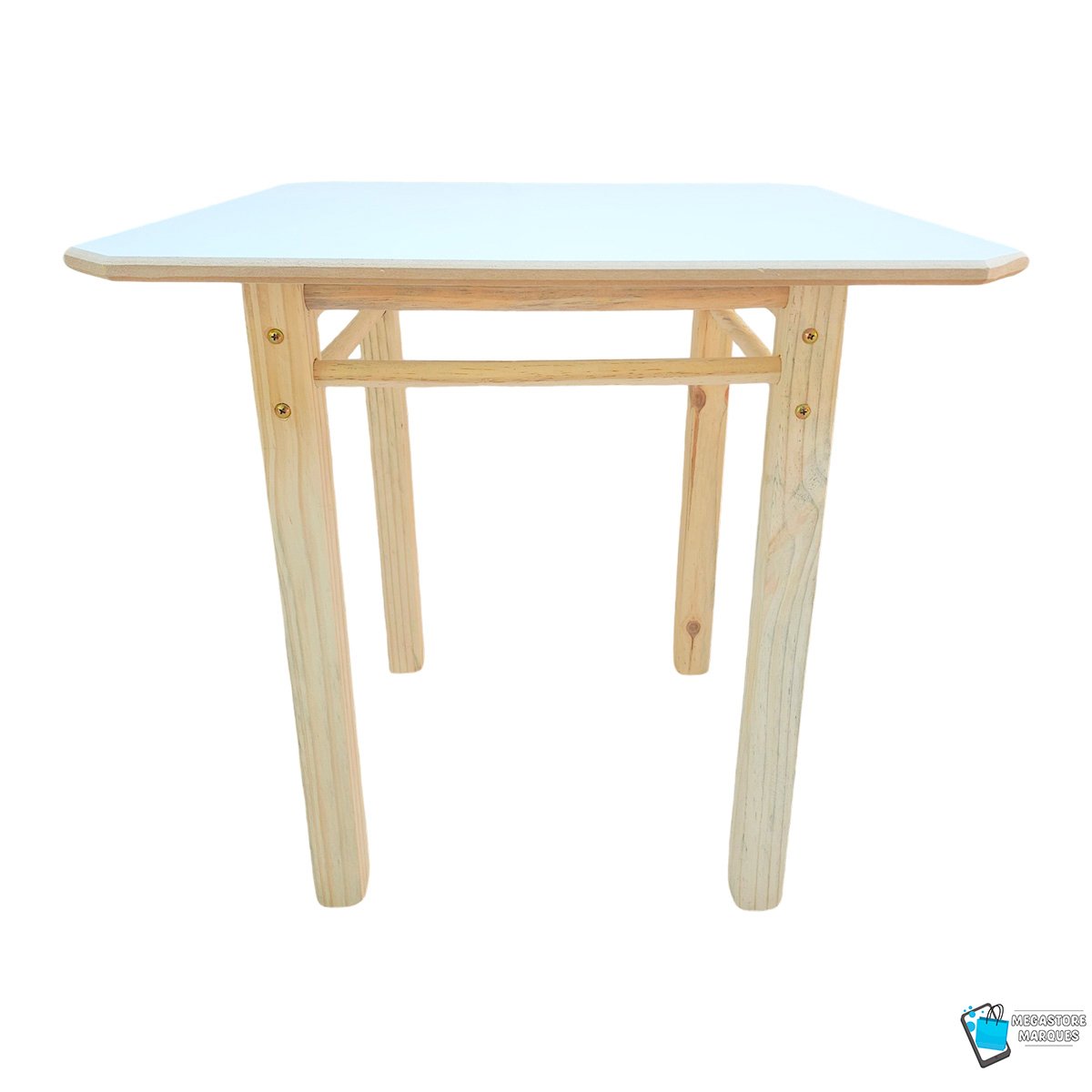 Conjunto Mesa e Cadeira Infantil de Madeira Maciça Resistente - 3