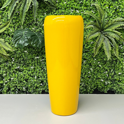 Vaso Decorativo Fibra de Vidro Florida M 80cm Amarelo - 4