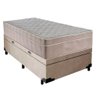Cama Box Baú Suede Solteiro + Colchão Sereneprime Molas Ensacadas 88x188x69 Bege - 2