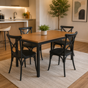 Ver imagem 1 de Kit 4 Cadeiras Paris Katrina Polipropileno Empilháveis Sala de Jantar
