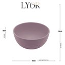 Ver imagem 5 de 12 Bowls de Bambu Tigela Cumbuca 12x6cm Lyor Lines Sortidas Sobremesa Petiscos Frutas