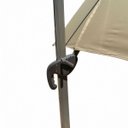 Ver mais imagens de Guaraciaba Ombrelone Lateral Cantilever 3x3m Quadrado, Upf50+, Duplo Teto, Base com Rodas, Cor Caqui
