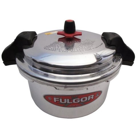 Panela de Pressão Polida Industrial com Alça Fulgor