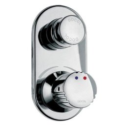 Válvula de Chuveiro para Aquecedor de Acumulação Alta Pressão Docol Pressmatic 3/4" Chrome - 1