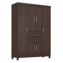 Ver imagem 2 de Guarda Roupa 6 Portas Ecom 2 Café Touch Demóbile