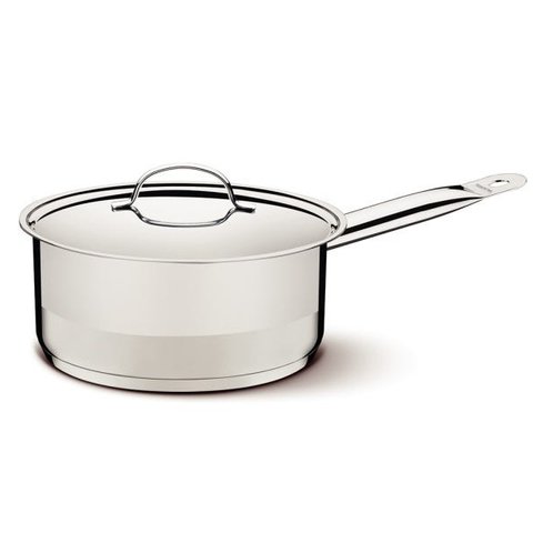 PANELA EM AÇO INOX COM CABO E TAMPA PROFESSIONAL TRAMONTINA