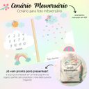 Ver imagem 4 de Lençol Cenário Foto Mêsversário Chuva Amor Minha Estrelinha Lençol Mesversario, Cenário para Foto Me