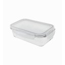 Ver imagem 1 de Pote 1,5l de Vidro com Tampa Transparente Retangular Raso