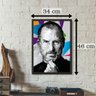 Quadro Grande Decoração Home Office Elegante Moderno Revenda:Steve Jobs - 4
