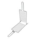 Ver imagem 2 de Grelha Parrilla 01 Para Churrasco Aço Cromado