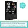 Estante de Livros 4 Portas 1283 Preto - Foscarini - 2