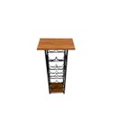 Ver imagem 1 de Adega bar de vinhos mesa aparador suporte adega climatizada 10 garrafas