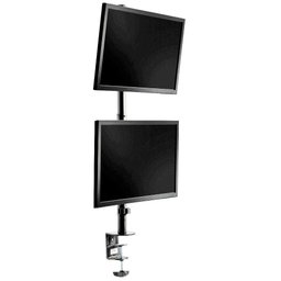 Suporte 2 Monitores Vertical Base Morsa V1224c Central Suportes - 7