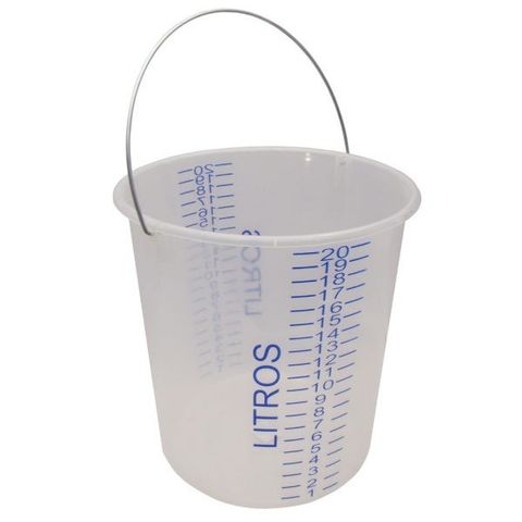 BALDE PLÁSTICO GRADUADO COBALTO