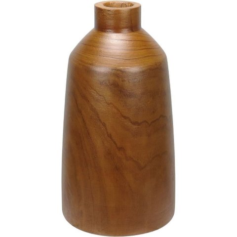 Vaso Decorativo Enfeite Casa Aparador Home&co Madeira 41x22,5x22,5cm Natural