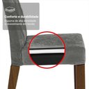 Ver mais imagens de Conjunto Sala de Jantar Tampo de Madeira 4 Cadeiras Rustic/silver Tulum Madesa