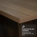 Ver imagem 7 de Conjunto Sala de Jantar Tampo de Madeira 4 Cadeiras Rustic/silver Tulum Madesa