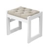 Banqueta Luanda 100% Mdf Fenix Branco - 1