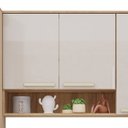 Ver imagem 7 de Armário Cozinha 4 Peças Cp01 com Pia Nádia Mocca/avelã L01 - Mpozenato