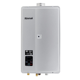 Aquecedor de Água a Gás Eletrônico E27 Rinnai Gn Prata - 1