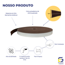 Ver imagem 3 de Moldura Roda Meio Eva Autocolante Marte 5cmx5mm 20 Metros - Marrom