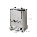 Ver imagem 2 de Cafeteira Elétrica Industrial 12 Litros Marchesoni Profissional 2500w Inox 220v - Cf.4.622