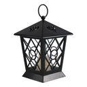 Ver imagem 1 de Lanterna Decorativa com Vela em LED Preto/Incolor 11,50 x 16 cm - 3116513 - Cromus