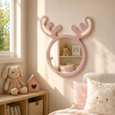 Ver imagem 1 de Espelho Decorativo Infantil Rosa Alce 48x34cm