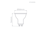 Ver imagem 3 de Dicroica Mr16 Evo 6w Branco Neutro 4000k Sth20535/40 - Stella