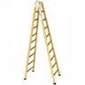 Escada de Madeira Pintor com Sapata 10 Degraus - 28 - Escadas Segurança Escada Segurança - 1