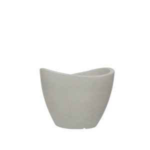 Vaso Copacabana 30 X 23 Cm Branco Vasart