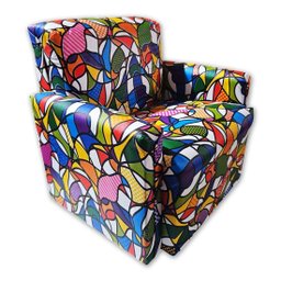 Poltrona Infantil Sofazinho Reforçada Decoração Modelos Colorido - 2