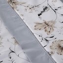 Ver imagem 4 de Jogo de Cama Completo Casal Queen Size Percal 180 Fios Estampado Ponto Palito Algodão 4 Peças Cinza