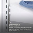 Ver imagem 6 de Closet Aberto Modulado para Solteiro 205cm Legacy Branco