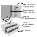 Ver imagem 5 de Conjunto Para Banheiro Armarios Com Cuba Bn1 Branco
