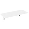 Mesa Dobrável de Parede Madeira MDF 110cm Branco - 2