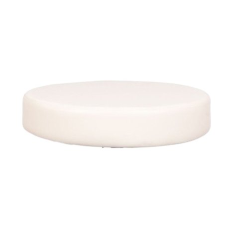 Assento Mocho para Cadeira Mocho, Banqueta Corino Branco 1541