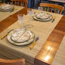 Ver imagem 2 de Jogo 2 Passadeiras para Mesa em Junco 2mt x 30cm Caminho Mesa