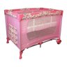Berço Cercado Portátil Queima Estoque para Menina - Rosa Cb - 1