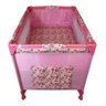 Berço Cercado Portátil Queima Estoque para Menina - Rosa Cb - 3