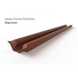 Veda Fresta Protetor Porta Rolinho Impermeável 100Cm Comfort Door Vedação Contra Poeira Inseto Marro - 2