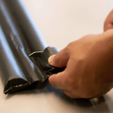 Ver imagem 6 de Veda Fresta Protetor Porta Rolinho Impermeável 100Cm Comfort Door Vedação Contra Poeira Inseto Marro