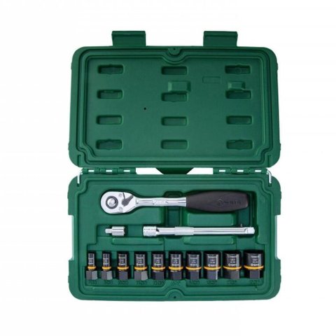 Jogo Soquete Extração Parafusos 1/4 e 3/8 St09137 - Sata