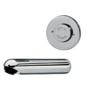 Ver imagem 1 de Torneira para Banheiro de Parede Antivandalismo Docol Pressmatic Baixa Pressão 135mm 3/4" Chrome